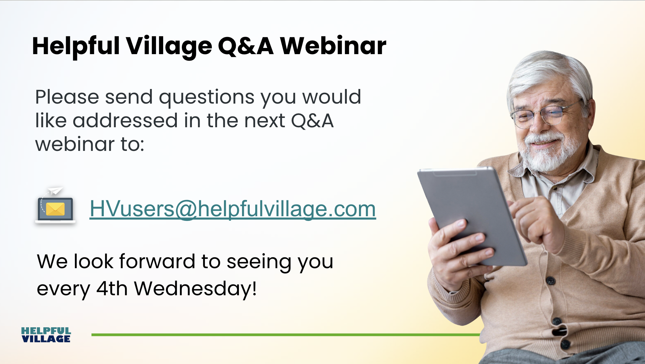 Q&A Webinar Header image